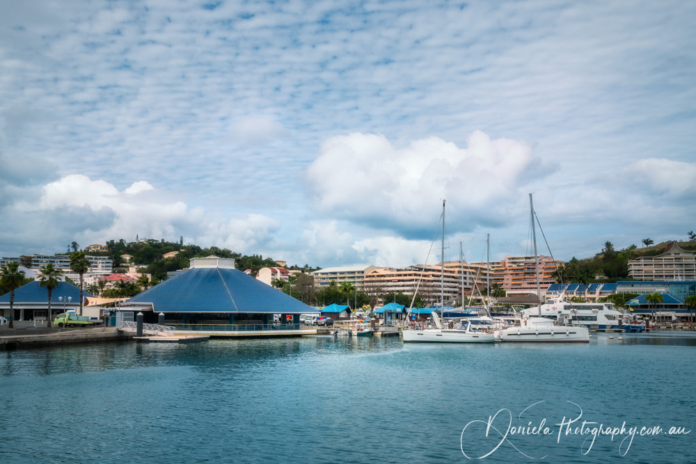 Port Moselle Harbour Cityscape view in Noumea, New Caledonia